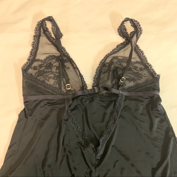 Victoria's Secret Other - Victoria’s Secret lace slip sexy black dress M